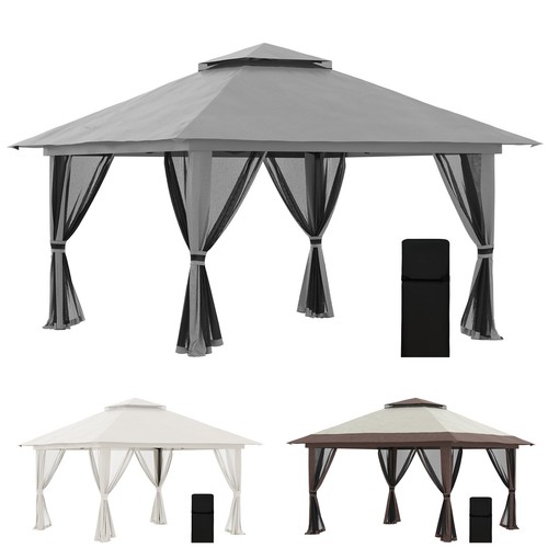 Gazebo pieghevole 4x4m - 4x4m, balcone