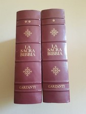 La Sacra Bibbia Illustrata da Rembrandt ed. Garzanti anno 1964 rilegata in pelle