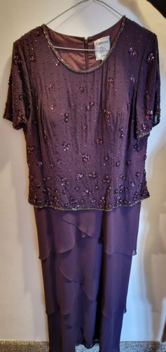 Abito elegante viola - abito,