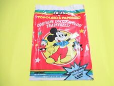 BUSTA SORPRESA TOPOLINO & PAPERINO BLISTERATO SIGILLATO GADGET TRASFERELLI
