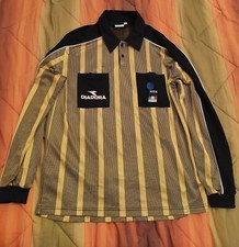 Maglie e pantaloncini originali da arbitro VINTAGE RETRO Serie A, marca Diadora