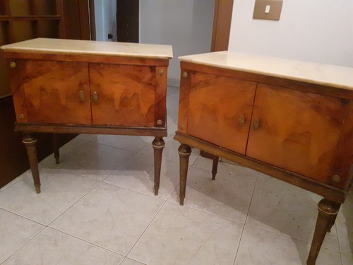 Coppia comodini vintage - coppia,