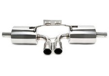 Scarico sportivo 2x76 mm tondo