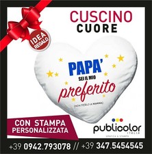 FESTA DEL PAPA 6 CUSCINO CUORE