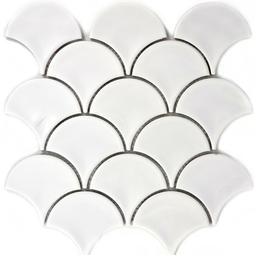 Mosaico ceramica bianco - mosaico,