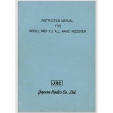 JRC NRD-515 Instruction Manual