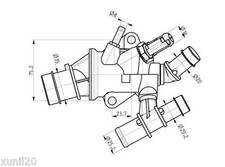 Termostato COMPATIBILE ALFA