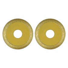 Set 2pz Mola Diamantata per Smerigliatrice Angolare Marmo Granito Bordo Utensile