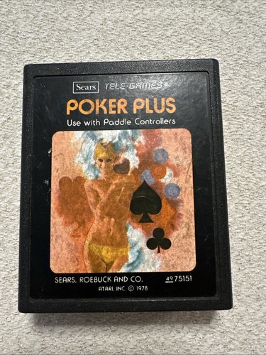 Atari 2600 poker plus video - atari,
