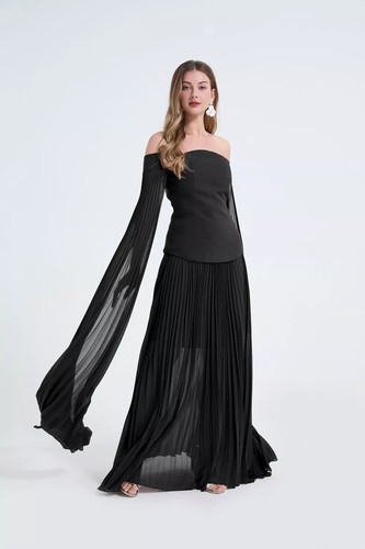 Completo elegante nero top - elegante,