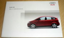 Uso Manutenzione Audi A2 anno
