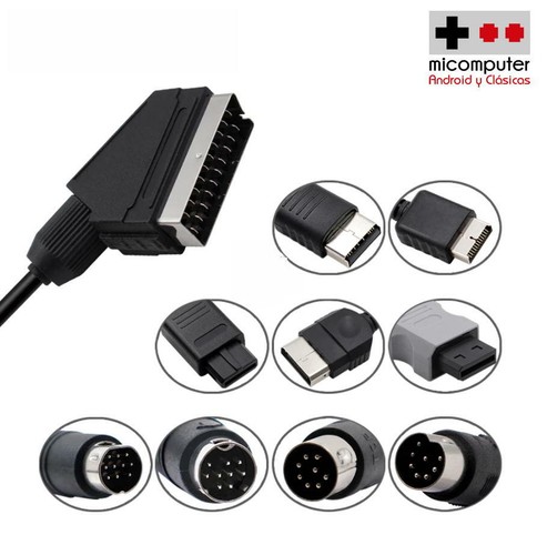 Cable video rgb scart sega - video,