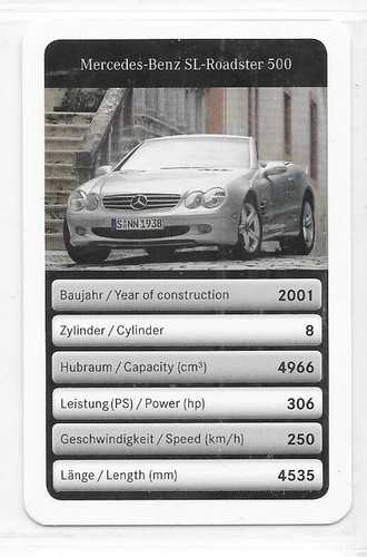 Carte mercedes benz sl - mercedes,