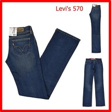 Jeans levis 570 donna larghi