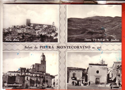 Cartolina pietra montecorvino - ,