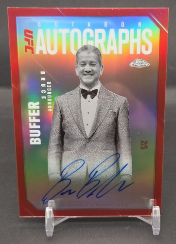 2025 topps ufc chrome bruce - 2025,
