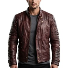 Giacca uomo bordeaux vera
