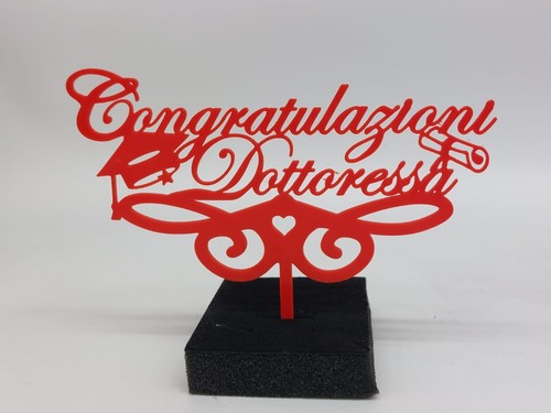 Cake topper laurea - cake,