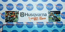 ADESIVO STICKER AUTOCOLLANT MOTO TUNING HUSQVARNA  WORLD CHAMPION 2007 