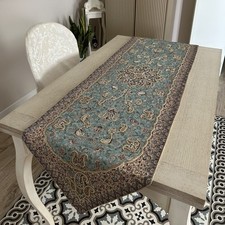 Runner  in pura seta naturale