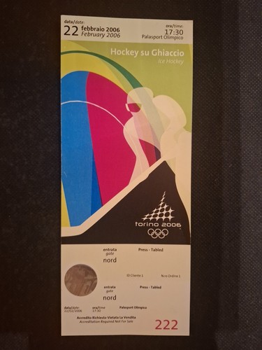 Biglietto ticket olimpiadi - biglietto,