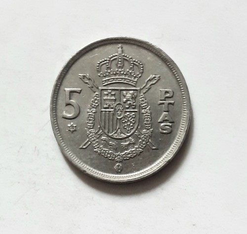 Moneta spagna ptas 1975 - moneta,