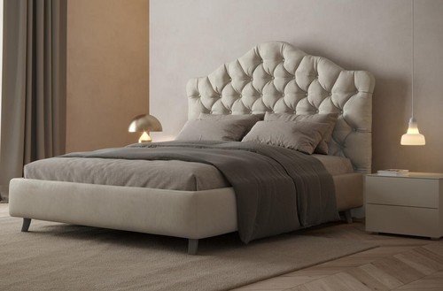 Letto matrimonial capitonne - matrimonial, capitonne'
