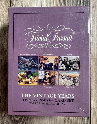 Trivial pursuit the vintage - pursuit,