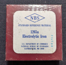 NUOVO NBS/NIST materiale di riferimento standard 1265a forma di disco in ferro elettrolitico