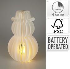 Pupazzo di neve decorativo in