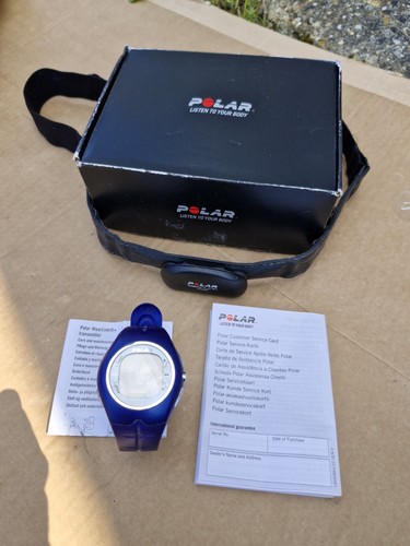 Orologio polar blu con - f7,