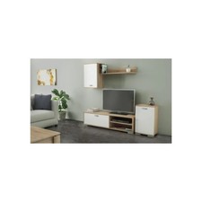 KIT PARETE ATTREZZATA 170X36XH190 CM BIA/ROV.