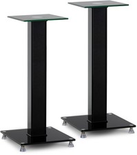 Vetro HiFi Studio TV Casse Treppiede Alto Monitor Colonna Altoparlanti Supporto Coppia