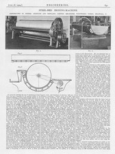 Stampa antica ingegneria 1909