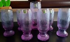 Servizio completo BICCHIERI CRISTALLO vintage anni 70 Antonio Imperatore