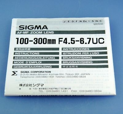 Manuale istruzioni sigma - di,