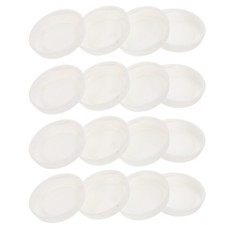  30 pezzi tubi di plastica multifunzionale tappi bianchi per progetti di