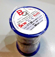 SCW BQ CABLE CU+AG COPPER WIRE SOFT SILVER PLATED COPPER WIRE 500gram D=1,20mm