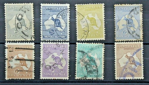 Australia 1915 canguro e - australia, 1915/28