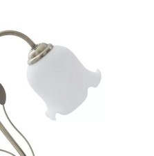 Vetro di ricambio diffusore paralume bianco latte abat-jour lampade applique E14