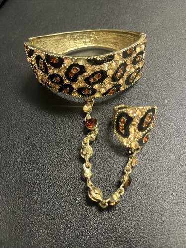 Bracciale chetah oro catena - oro,