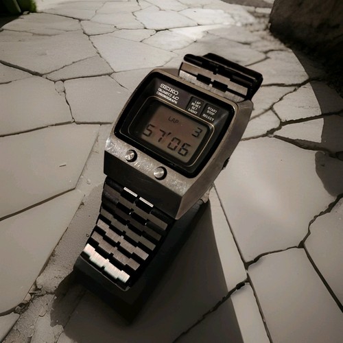 Vintage 1975 quarzo seiko lcd - quarzo,