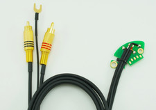 Technics SL 1200 1210 MK2 MK3 M3D MK3D MK5 MK6 Cavo rca phono con massa | 1V