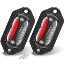 2X Luci Targa Numero LED Bianco Rosso Camion Auto SUV Rimorchio Segnapasso Lampada