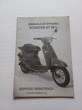 Peugeot ST 50 L 1986 manuale officina ITALIANO originale