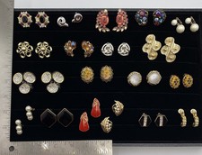 Lotto orecchini clip vintage