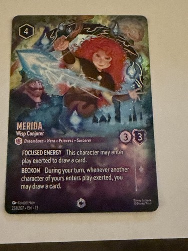 Disney lorcana merida wisp - -,