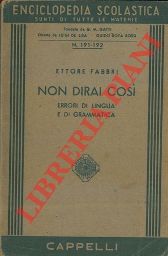 Fabbri ettore non dirai - ettore,
