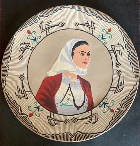 Arte sarda piatto vincenzo - arte,