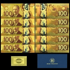 10pz/set Canada 100 Dollari